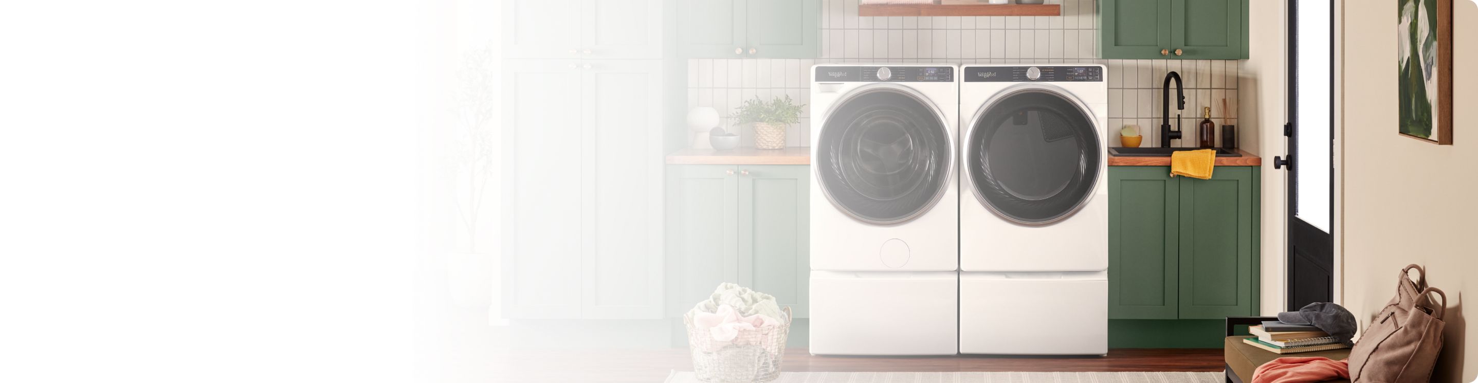 A Whirlpool® Washer & Dryer