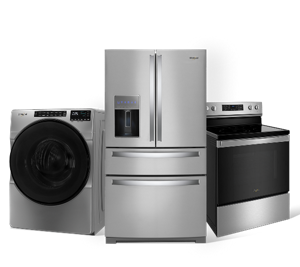 A Whirlpool® Gas and Electric Range