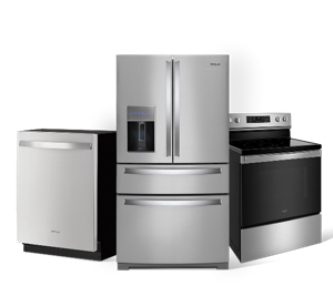 A Whirlpool® Gas and Electric Range