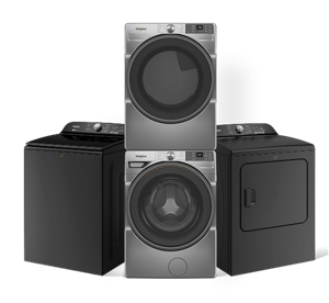 A Whirlpool® Gas and Electric Range