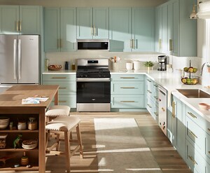 A Whirlpool® Gas and Electric Range
