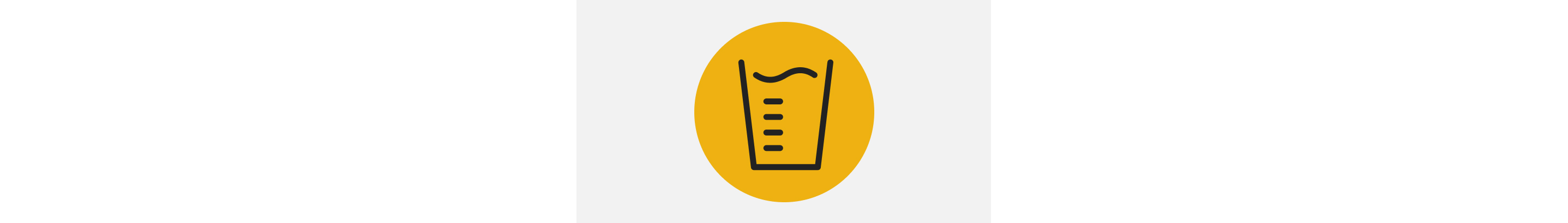 Icon of glass of water with measuring marks