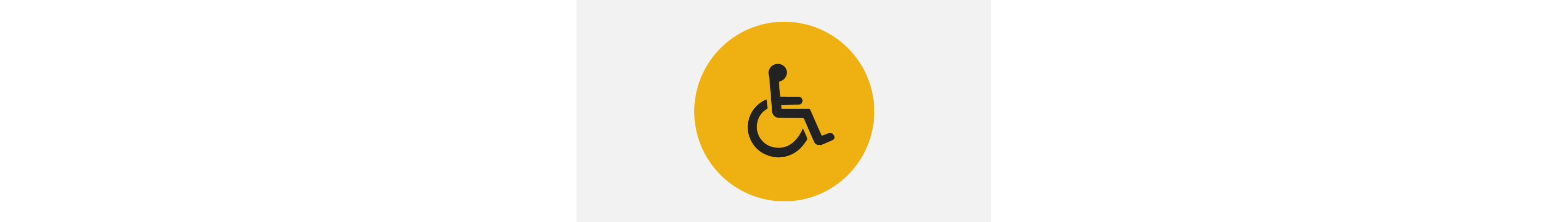 Icon of a person using a wheelchair