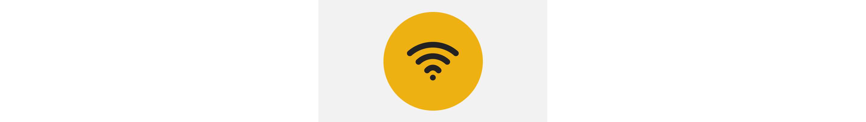 Icon with the WiFi symbol