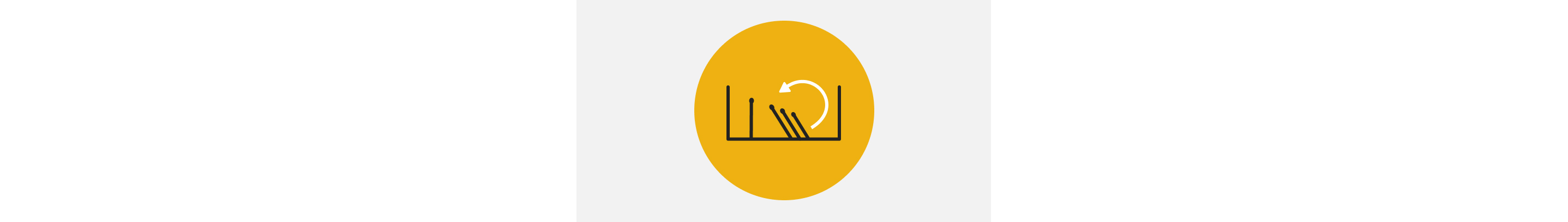 An icon representing the Folding Tines on a Whirlpool® Dishwasher