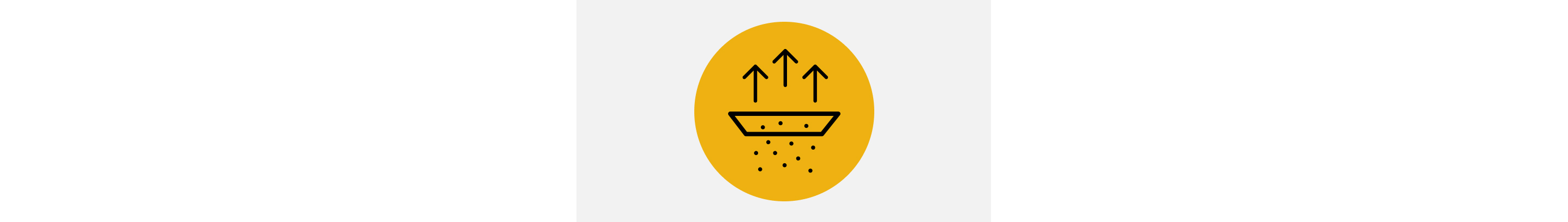 Dishwasher-safe filter icon