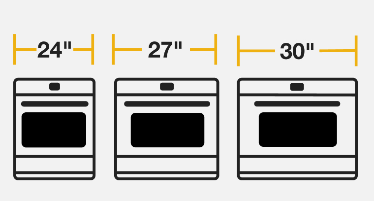 Ovan Size Wall Oven Comparison Chart | Whirlpool
