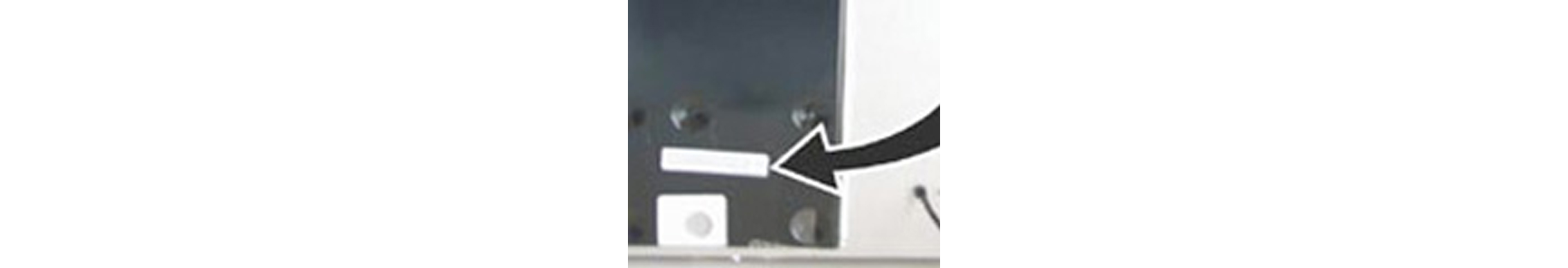 Cooktop serial number