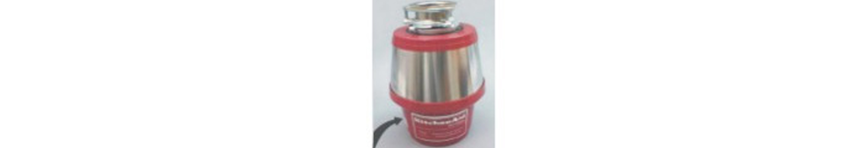 Food waste disposer serial number