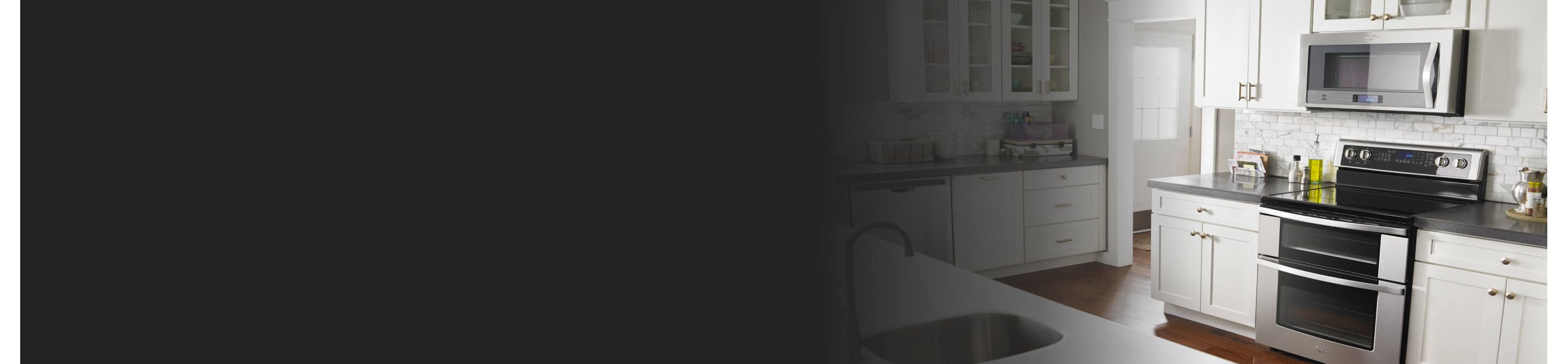 Kitchen with stainless steel Whirlpool® Appliances