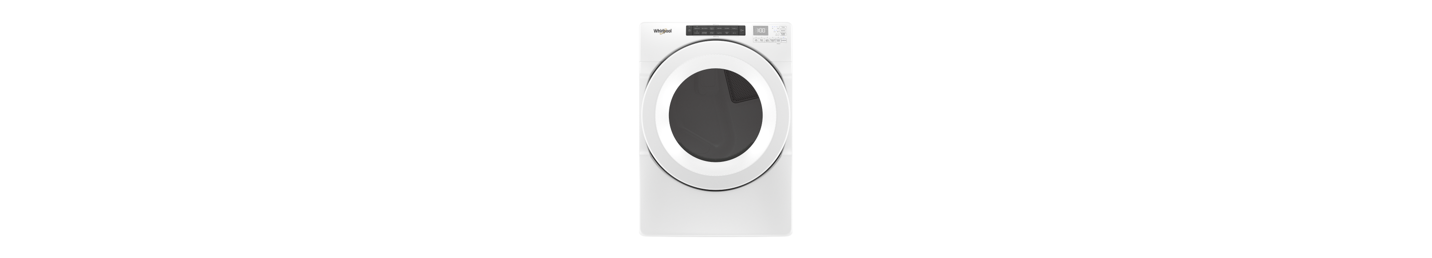Whirlpool® 7.0 Cu. Ft. Top Load Electric Moisture Sensing Dryer with Steam