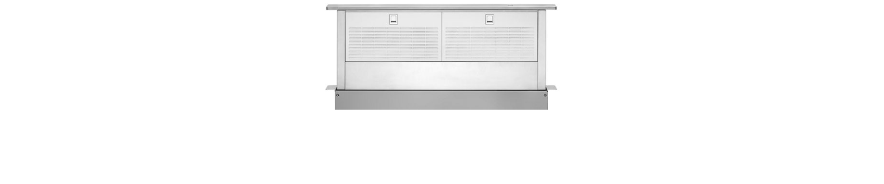 Downdraft range hood