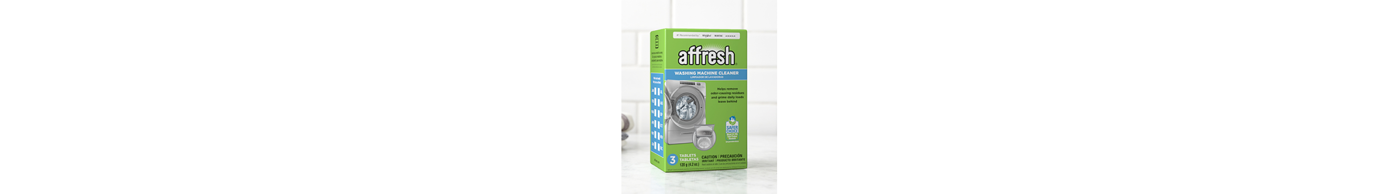 Box of affresh® washing machine cleaner