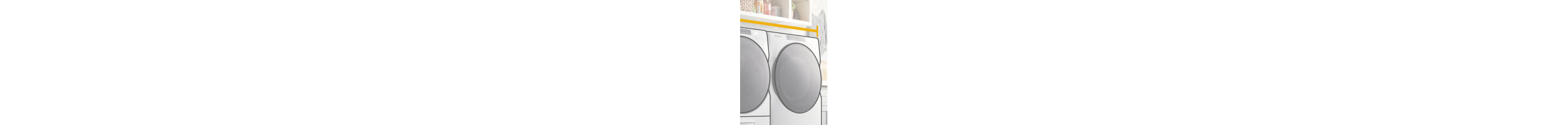 Front load laundry set dimensions graphic