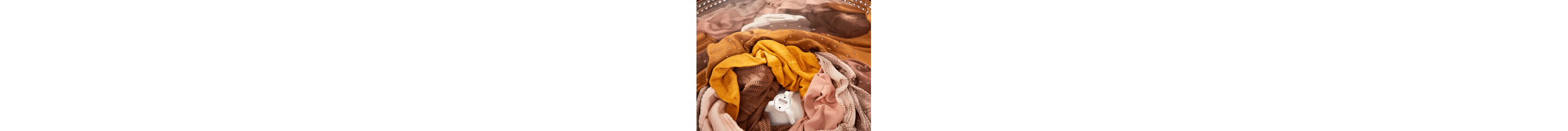 Laundry inside a washing machine