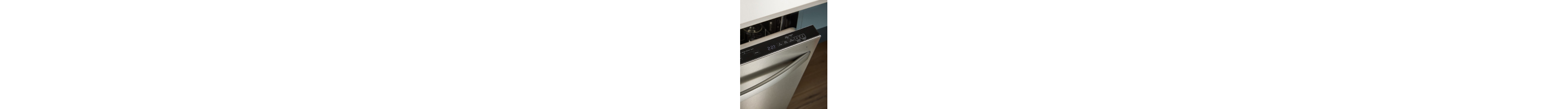 Open top control dishwasher