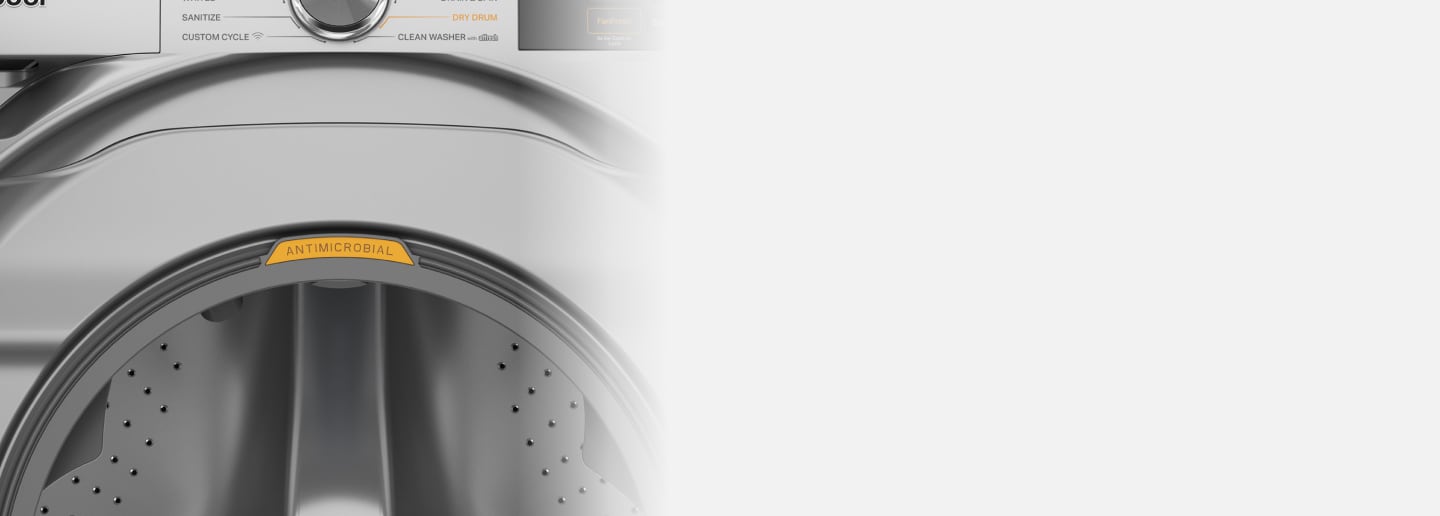 Closeup of a WhirlpoolÂŽ Washer