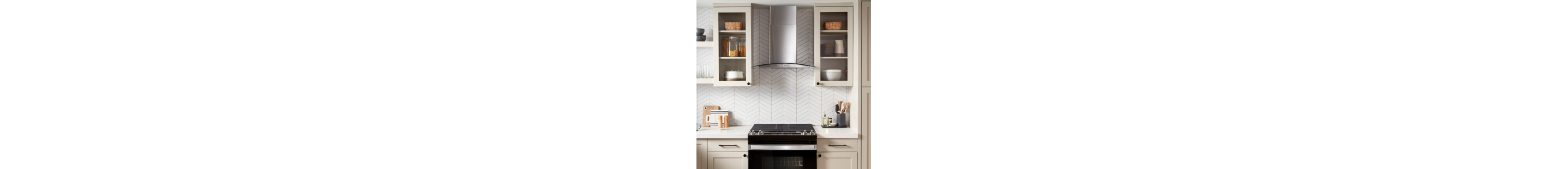 A Whirlpool® Range and Range Hood