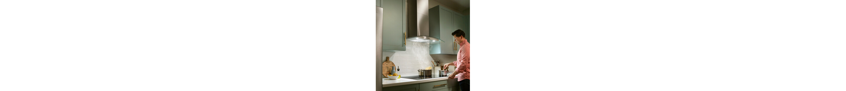 A person cooking in a kitchen
