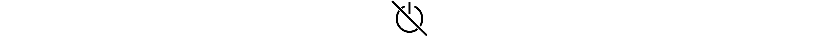 Power button crossed out icon
