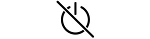 No power icon