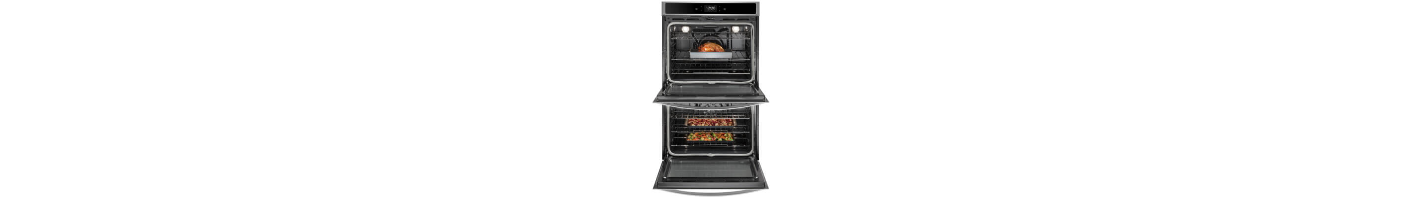 8.6 Cu. Ft. Smart Double Convection Wall Oven with Air Fry When Connected