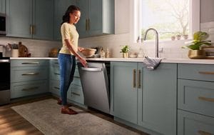 Whirlpool stainless steel black dishwashers hot sale