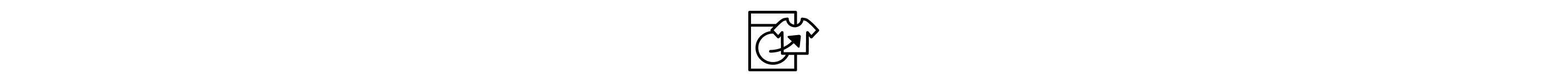 Shirt coming out of washer icon