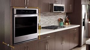 Whirlpool smart double wall oven wod deals