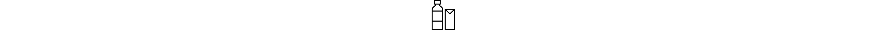 Bottle and carton icon