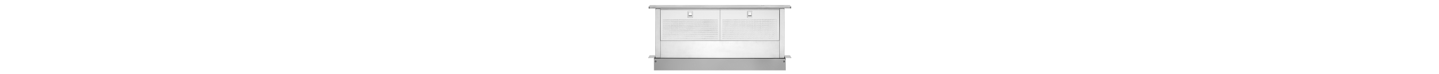 A downdraft range hood