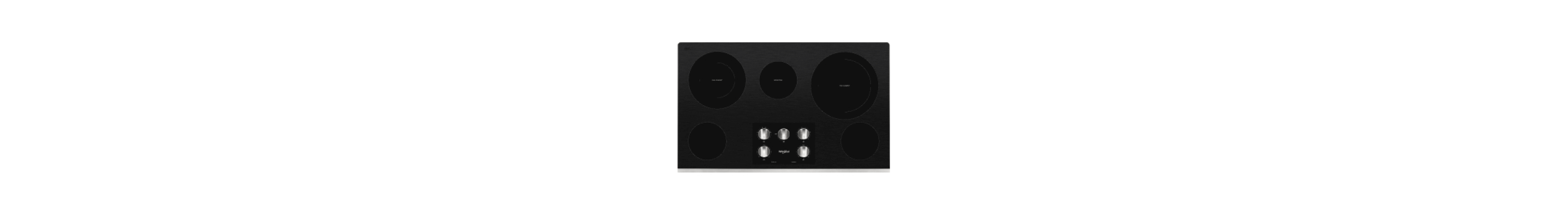 A ceramic electric cooktop