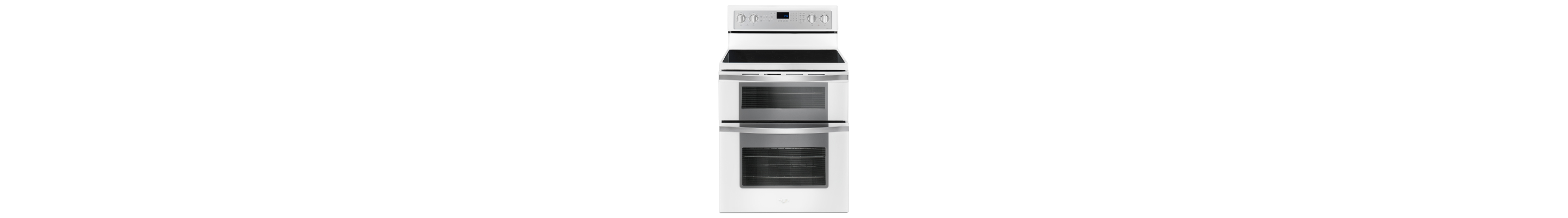 6.7 Cu. Ft. Whirlpool® Electric Double Oven Range with True Convection