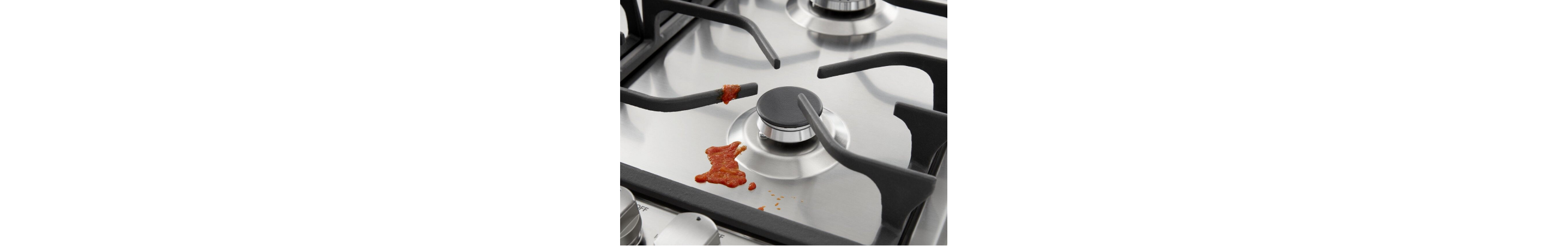 Food spill on stovetop