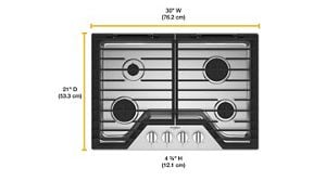 A Guide to Cooktop Dimensions | Whirlpool