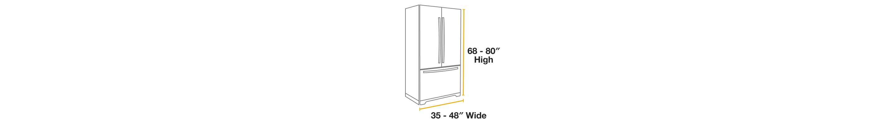 Counter-Depth Refrigerator Dimensions & Sizes | Whirlpool