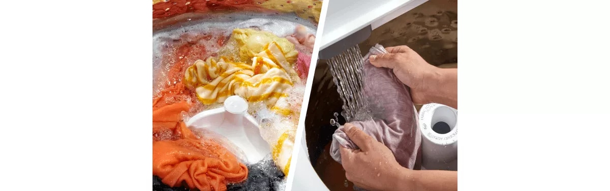 Gray Henley with grease spots on the front