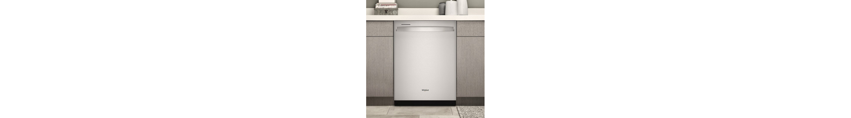 Stainless steel top control Whirlpool® dishwasher