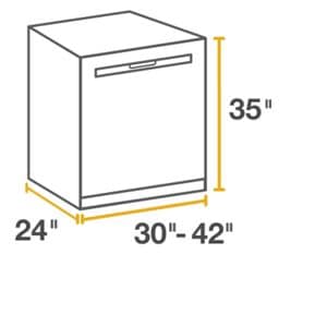 How to Measure for Standard Dishwasher Sizes Whirlpool
