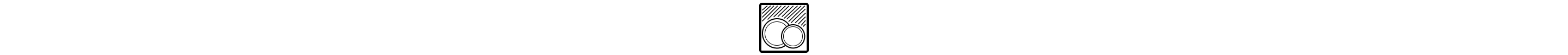 Two dishes in a dishwasher icon