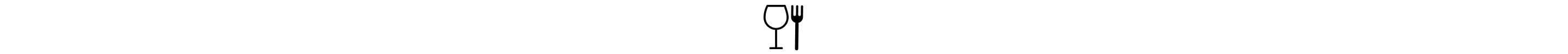 Wine glass and fork icon