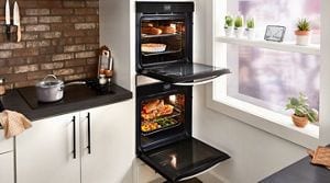 Large capacity built store in double ovens