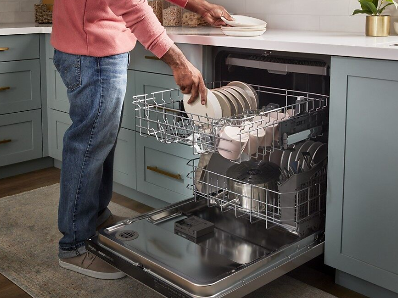 Removing whirlpool best sale dishwasher
