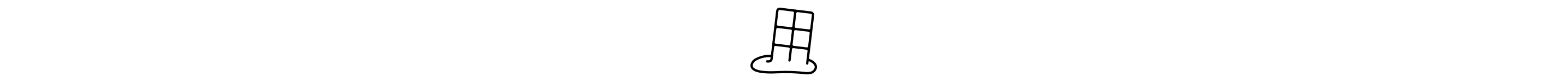 Melting chocolate icon