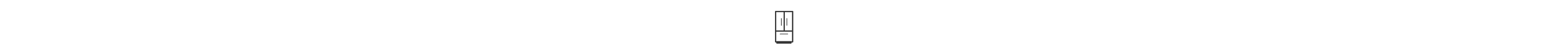 French door refrigerator icon