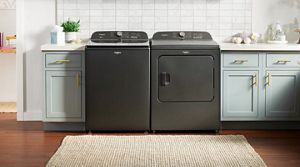 Top load washer and front load dryer discount