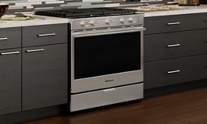 Whirlpool gas sale and electric stove