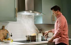 Fan above new arrivals stove called