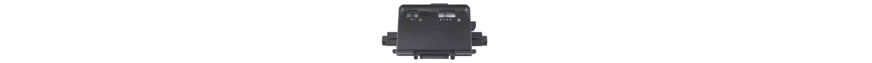 A range hood control panel