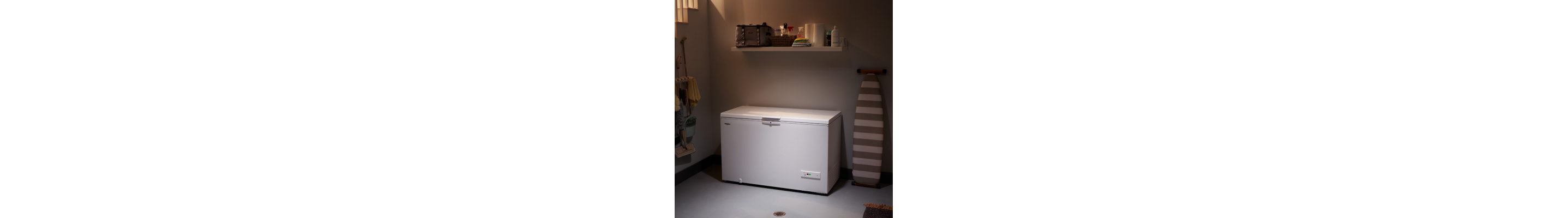 White Whirlpool® chest freezer